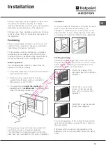 Preview for 15 page of Hotpoint Ariston FQ 103 GP.1 /HA Installation Manual