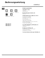 Preview for 34 page of Hotpoint Ariston KRA 640 EB Operating Instructions Manual