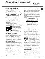 Preview for 9 page of Hotpoint Ariston LFF 8214 Operating Instructions Manual