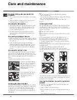 Preview for 10 page of Hotpoint Ariston LFF 8214 Operating Instructions Manual