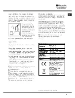 Preview for 27 page of Hotpoint Ariston LFF 8214 Operating Instructions Manual