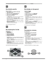 Preview for 12 page of Hotpoint Ariston PK 644 D GH X Operating Instructions Manual