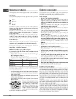 Preview for 36 page of Hotpoint Ariston PL 640S P (IX) TK/HA Operating Instructions Manual