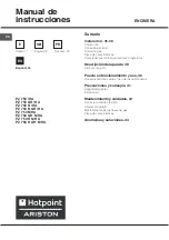 Preview for 34 page of Hotpoint Ariston PZ 750 GH N/HA Operating Instructions Manual