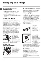 Preview for 16 page of Hotpoint Ariston RDSG 86207 Instructions For Use Manual