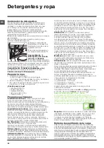 Preview for 46 page of Hotpoint Ariston RDSG 86207 Instructions For Use Manual