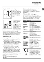 Preview for 63 page of Hotpoint Ariston RDSG 86207 Instructions For Use Manual