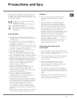 Preview for 17 page of Hotpoint Ariston SDS 1711 Operating Instructions Manual