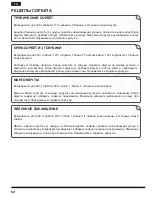 Preview for 52 page of Hotpoint Ariston SJ 15XL UP0 Operating Instructions Manual