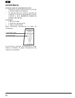 Preview for 72 page of Hotpoint Ariston SJ 15XL UP0 Operating Instructions Manual