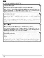 Preview for 112 page of Hotpoint Ariston SJ 15XL UP0 Operating Instructions Manual