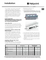 Preview for 5 page of Hotpoint 60HGP Operating Instructions Manual