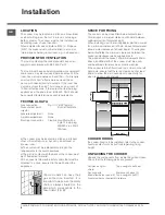 Preview for 6 page of Hotpoint 60HGP Operating Instructions Manual