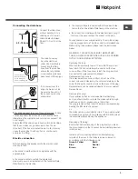 Preview for 3 page of Hotpoint AQUALTIS AQD1170F 697 E Instructions For Installation And Use Manual