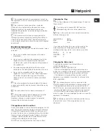 Preview for 3 page of Hotpoint Aquarius FDM550PR Instruction Booklet