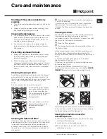 Preview for 11 page of Hotpoint Aquarius FDM550PR Instruction Booklet