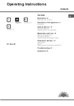 Preview for 9 page of Hotpoint BF 3022 NF Operating Instructions Manual