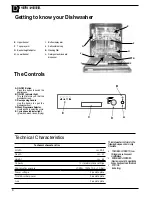 Preview for 8 page of Hotpoint BFV62 Instructions For Installation And Use Manual