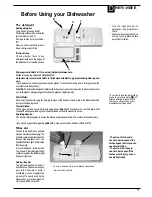 Preview for 11 page of Hotpoint BFV620 Instructions For Installation And Use Manual