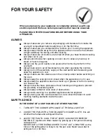 Preview for 4 page of Hotpoint BS41X Instructions For Installation And Use Manual