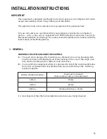 Preview for 35 page of Hotpoint BS62 Instructions For Installation And Use Manual