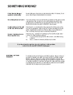 Preview for 41 page of Hotpoint BS62 Instructions For Installation And Use Manual