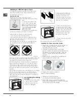 Preview for 22 page of Hotpoint C35SP6R /HA S Operating Instructions Manual