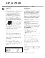 Preview for 24 page of Hotpoint C35SP6R /HA S Operating Instructions Manual