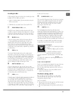 Preview for 25 page of Hotpoint C35SP6R /HA S Operating Instructions Manual