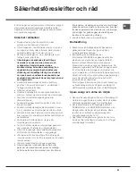 Preview for 69 page of Hotpoint C35SP6R /HA S Operating Instructions Manual