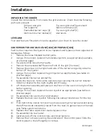 Preview for 31 page of Hotpoint C367G Instructions For Installation And Use Manual