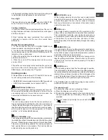 Preview for 25 page of Hotpoint CP 65 SP2/HA S Operating Instructions Manual