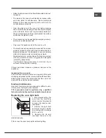 Preview for 29 page of Hotpoint CP 65 SP2/HA S Operating Instructions Manual