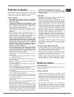 Preview for 63 page of Hotpoint CP 65 SP2/HA S Operating Instructions Manual