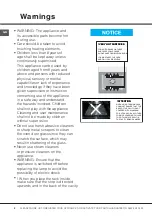 Preview for 2 page of Hotpoint DKU5 541 J C IX Instructions For Installation And Use Manual