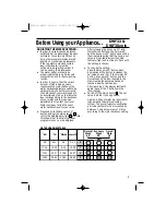 Preview for 9 page of Hotpoint DWF30 User And Installation Instructions Manual