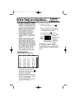 Preview for 10 page of Hotpoint DWF30 User And Installation Instructions Manual