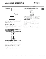 Preview for 23 page of Hotpoint DX 1032 CX S Instructions For Installation And Use Manual