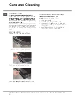 Preview for 24 page of Hotpoint DX 1032 CX S Instructions For Installation And Use Manual