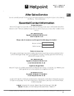 Preview for 28 page of Hotpoint DX 892 CX Instructions For Installation And Use Manual