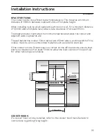 Preview for 35 page of Hotpoint EG94 Instructions For Installation And Use Manual