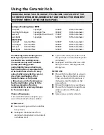 Preview for 19 page of Hotpoint EW61 User And Installation Manual