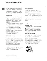 Preview for 42 page of Hotpoint FB 51 A.1 IX/HA Operating Instructions Manual