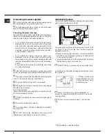 Preview for 4 page of Hotpoint FDEM 3101 EXPERIENCE Instruction Booklet