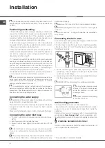 Preview for 4 page of Hotpoint FDFAO 32121 Operating Instructions Manual