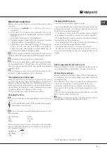 Preview for 5 page of Hotpoint FDFAO 32121 Operating Instructions Manual