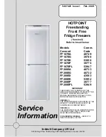 Hotpoint FF187EA Service Information preview