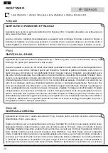 Preview for 20 page of Hotpoint FP 1005 AX0 Operating Instructions Manual