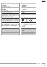 Preview for 69 page of Hotpoint FP 1005 AX0 Operating Instructions Manual