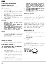 Preview for 74 page of Hotpoint FP 1005 AX0 Operating Instructions Manual